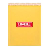 Rollo de pegatinas de advertencia rojas, etiquetas recordatorias para embalaje de transporte, manejo suave con cuidado, no doblar, 250x2,5 cm, 7,5 - details 7