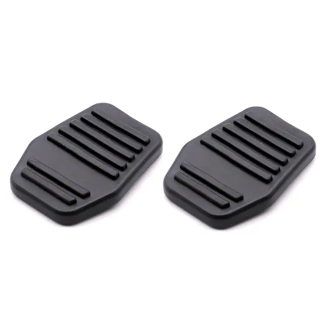 Cubierta de Goma para Pedal de Freno de Coche 2pcs Protege el Freno de Embrague para Ford Transit Mk6 Mk7, Focus 1998-2005, Fiesta 2001-2008 Partes de Interior de Puerta - 1