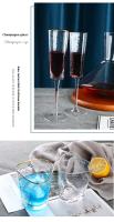 Copa de Vino Rojo Martillado con Borde Dorado Ligero 140ML-250ML Ideal para Hogar y Dining - details 10