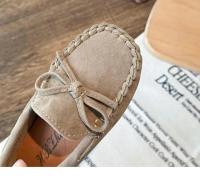 Mocasines planos de tela con lazo Simple para niños, zapatos de princesa de estilo minimalista, antideslizantes y resistentes al desgaste, novedad de 2024 - details 12