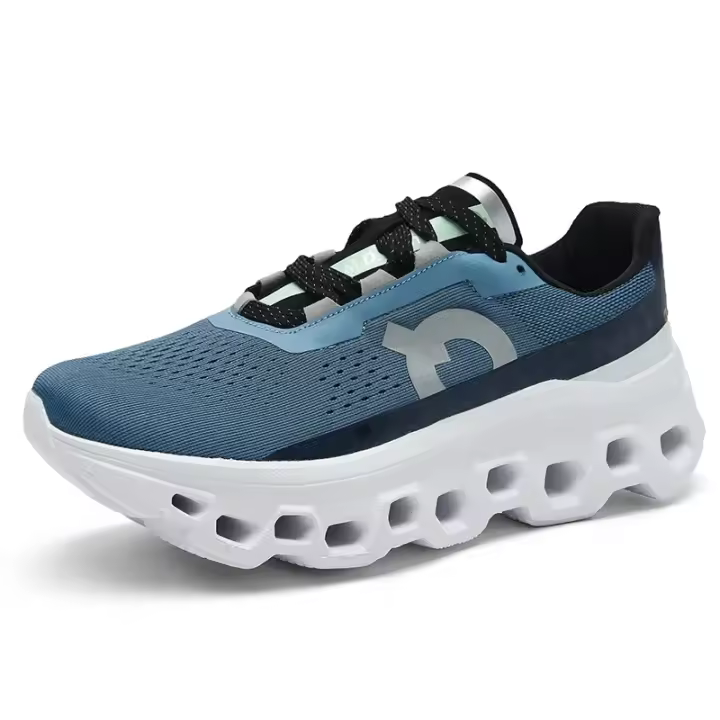 Zapatillas Deportivas de Malla Ligera para Hombres Zapatillas de Baloncesto de Moda con Plataforma - 1