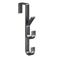 Gancho para colgar en la puerta de calidad, sin perforaciones, sobre la puerta, tipo trasero, colgador de abrigos, bolso multifuncional, estante de almacenamiento para el hogar - details 9
