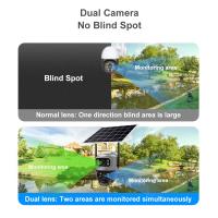 Cámara de vigilancia Solar individual/Binocular, conexión inalámbrica WiFi/4g, visión nocturna impermeable, monitoreo de seguridad - details 3