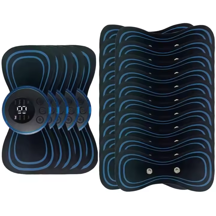 Masajeador eléctrico 20 piezas para cuello, parche de masaje Cervical inteligente, portátil, EMS, recargable, microcorriente, relajación muscular - 1