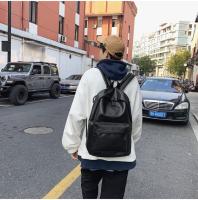 Mochila de Cuero Suave Mochila de Viaje de Ocio para Estudiantes Universitarios, Mochila de Ordenador de Gran Capacidad para Hombres - details 9