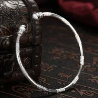 Pulsera abierta chapada en plata de cobre esmerilado para mujer, pulsera de palo dorado de moda Simple de Europa y Estados Unidos - details 2
