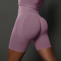 Yoga mujeres sin costuras gimnasio entrenamiento cintura alta Push Up Fiess deportes ciclismo pantalones cortos - details 21