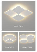 LEFAN-Luz LED de techo minimalista para sala de estar, lámpara principal de 50CM con rejilla blanca para dormitorio, moderna y minimalista - details 12