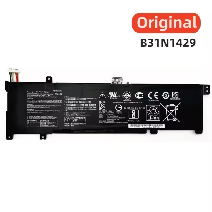 100% Original 11,4 V 4240mAh para ASUS B31N1429 A501L A501LX K501L K501LB K501U V505L batería del ordenador portátil - 1