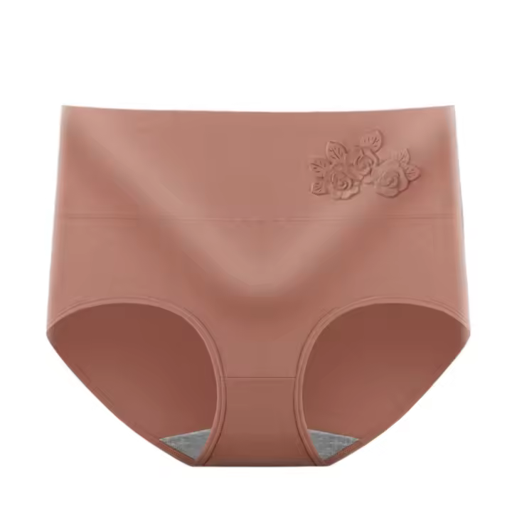 Faja moldeadora de cuerpo posparto de cintura alta, ropa moldeadora de talla grande, bragas levantadoras de glúteos, bragas de algodón que contraen el vientre - 1