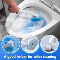 40 Pcs Limpieza De Inodoro Con Varita Deschirable Compatible Con Escobas De Inodoro Clorox Cabeza De Escoba Para Limpieza Doméstica Material Plástico - details 0