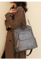 Mochila de cuero para mujer, diseño de moda, bolsos de hombro para mujer, mochila de viaje - details 1