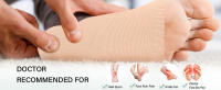Tobillera de compresión para hombre y mujer, manga de soporte para esguince, tendinitis de Aquiles, fascitis Plantar, pie lesionado, 1 par - details 1
