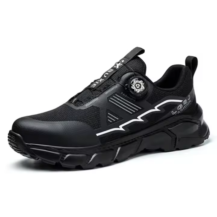 Zapatos de Trabajo de Acero Transpirables para Hombres y Mujeres A Prueba de Agujas, Ligeros y con Botón Rotativo - 1