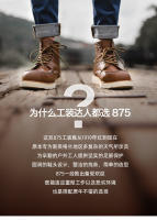 Botas de herramientas para hombres al aire libre ayuda media zapatos de cuero de estilo británico cuero genuino - details 2