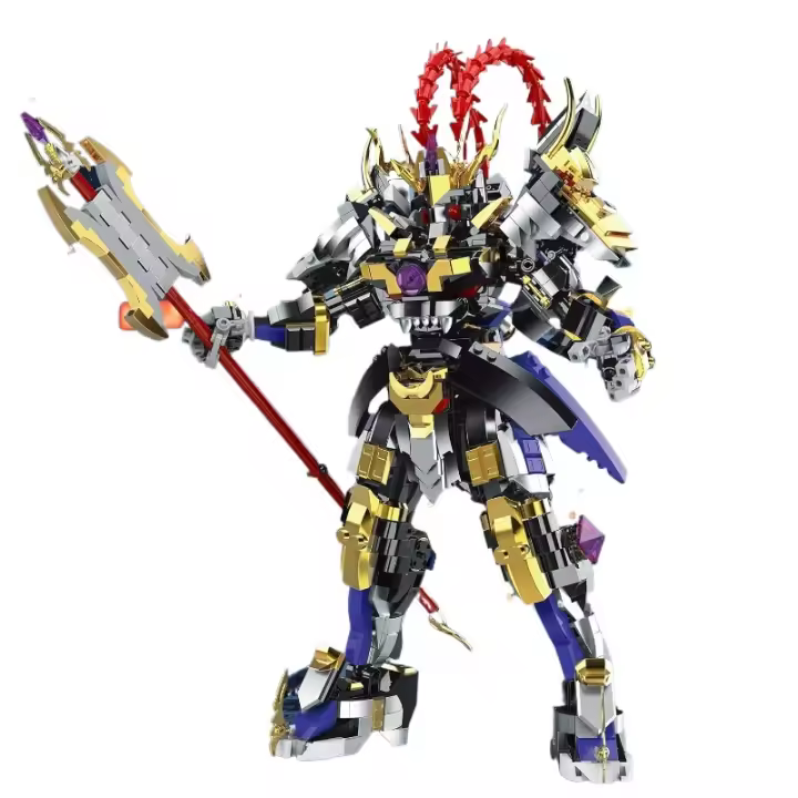 Mech Sets Juguete de bloques de construcción 70155, juegos de construcción de robot Mechs para adultos, kit de modelo Hero Warrior Mecha para niños de 8 a 14 niñas, Cool Mech con armas para exhibición Ideas de regalos de decoración (1448 piezas) - 1