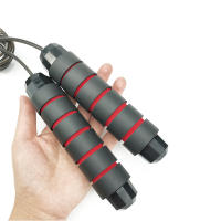 Jump Rope 3.0m Length Adjustable Thick 4.2mm Durable Wire Rope Non Knot Anti Slip - details 2