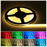 Tira de luz LED COB 5V XUNATA de alta densidad 320LEDs/m iluminación lineal USB 5mm de ancho luz cálida 3000K 4000K 6000K - details 0