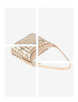 Bolso de verano de cuero suave Moda axila tejida versátil de un solo hombro crossbody bolso de bola de masa - details 1