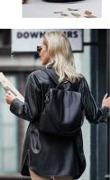 Mochila antirrobo con cremallera para mujer, bolso de mano de hombro de moda con correa extraíble para el trabajo - details 2