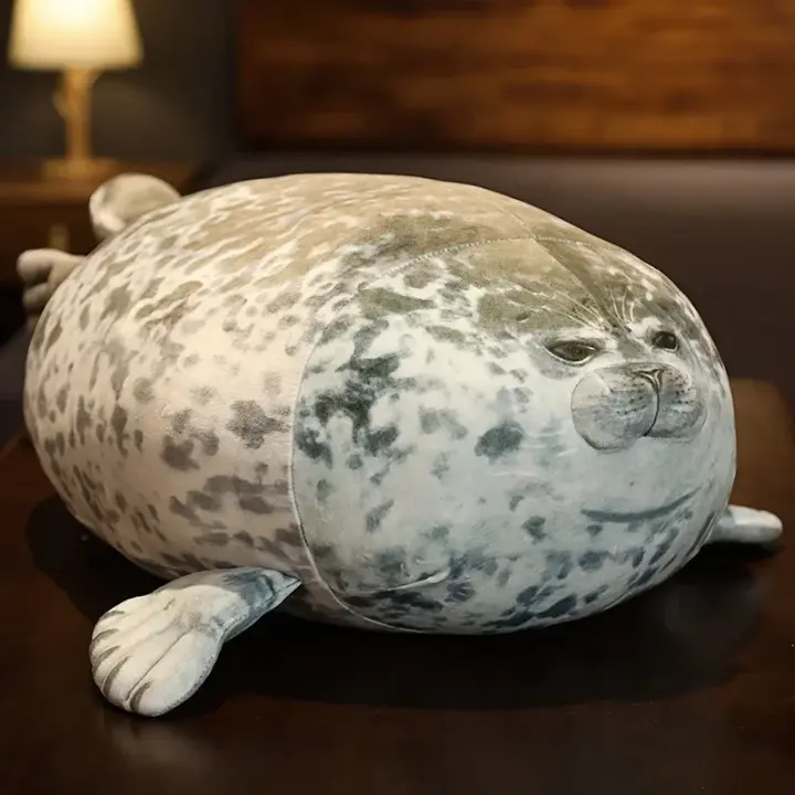 Cojín de Almohada de Peluche de León Marino Novedoso 3D Almohada de Dormir para Bebé - 1