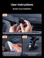 Baseus Cargador Inalámbrico de Gravitacional Estable Carga Rápida de 15W para Coche - details 17