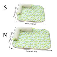 Alfombra refrescante y transpirable para mascotas, suave y cómoda, lavable, para dormir. - details 0