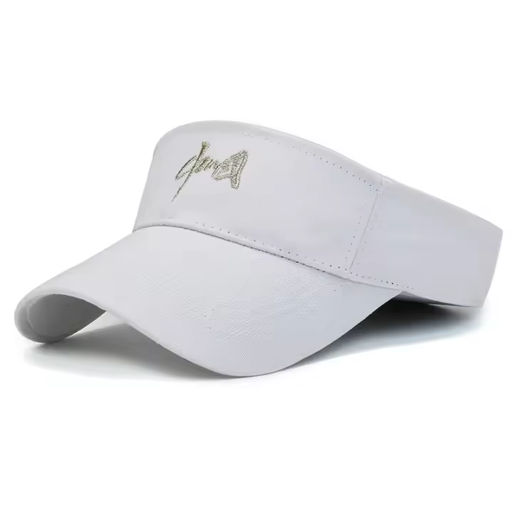 Nuevo sombrero para el sol para parejas de verano con sombrero de copa vacío para mujeres celebridades de Internet, sombrero con letras bordadas transpirable y moderno - 1