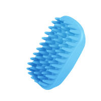 Cepillo de baño de silicona para perros y gatos, cerdas de masaje calmantes, cepillo de champú, adecuado para pelo largo y corto - details 3