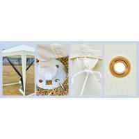Pabellón de Jardín Carpa con Paneles Laterales y Mosquitero Exterior Gazebo de Acero Poliéster al Aire Libre Color Beige 3x3x2.35m - details 7