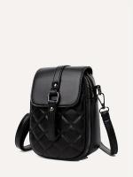 Bolso Bandolera Mini Acolchado para Mujer - Correa Ajustable, Múltiples Compartimentos y Cierre de Cremallera, Forro de Poliéster, para Uso Diario, Accesorio Elegante, Bolso Cruzado Pequeño - details 1