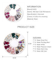 Piedras Preciosas KADS para Arte de Uñas Decoración de Extensión con Formas Mixtas Herramientas DIY para Manicura con Esmalte UV y Glitter - details 5