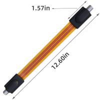 deleyCON 1x Entrada de la Ventana Cable SAT 21cm Flexible Longitud de 30cm Ventanas y Puertas - details 1