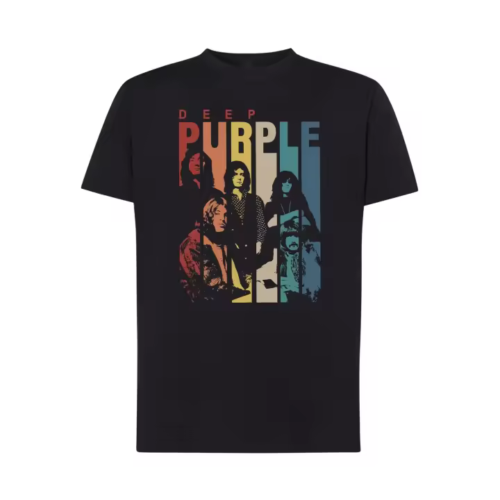 Camiseta Rock Retro Unisex 100% Algodón |   Estilo Vintage Banda Clásica |   Moda Música Hard Rock - 1