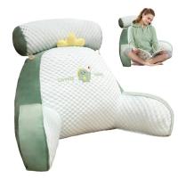 Almohada de lectura triangular de seda Ideal para embarazadas, respaldo grande, almohadas para sofá y cama - details 28