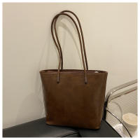 Bolso de gran capacidad para mujer, estilo casual retro, bolso de mano y bandolera para llevar bajo el brazo. - details 23