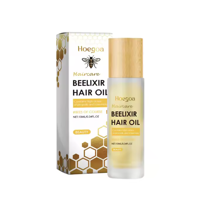 HOEGOA Aceite Esencial de Romero y Miel para Reparación del Cuero Cabelludo, Suave e Hidratante para el Cuidado del Cabello - 1