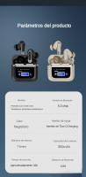Auriculares Bluetooth Inalámbricos SANLEPUS 2024, Pantalla Digital Táctil Inteligente, Bluetooth 5.3 con Micrófono HD, HiFi Estéreo, Reducción de Ruido, 32H de Reproducción, Control Táctil, Compatibles con Android y iPhone - details 15