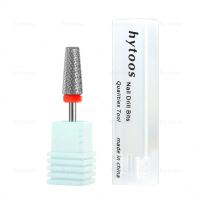 HYTOOS cónico 5 en 1 broca para uñas dientes cruzados brocas de carburo para uñas quitar Gel lima eléctrica taladros máquina accesorios de manicura - details 6