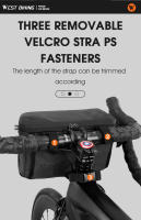 WEST BIKING-bolsa multifuncional para manillar de bicicleta, bolso de hombro y pecho con bolsillo frontal para patinete eléctrico, accesorios para ciclismo de carretera y montaña - details 4