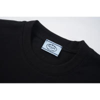 Camisa de manga corta con logotipo frontal de moda de verano de alta calidad, camiseta holgada de algodón puro para hombre, nuevo accesorio de camisa informal estilo pareja - details 2