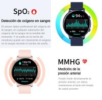 Reloj Inteligente Hombres Mujeres, Smartwatch con Llamadas Bluetooth, Notificaciones, Esferas Personalizables, Monitoreo de Frecuencia Cardíaca en Tiempo Real y Sueño, 100+ Modos Deportivos, Control de Música, Compatible con Android/iOS - details 10
