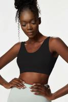 Ropa interior deportiva Sexy para mujer, sujetadores de Yoga de alto impacto con contraste de Color, Tops cortos de Fitness con - details 19