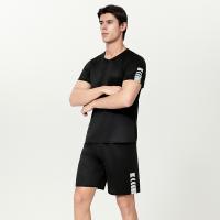 Conjunto Deportivo de Verano de Secado Rápido Cuello Redondo, Material de Poliéster, Ligero y Transpirable para Entrenamiento en Gimnasio - details 2