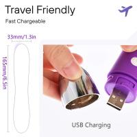 Mini masajeador eléctrico de manos y pies, recargable, relajante, 1 unidad, para relajar los pies y los brazos, los músculos de todo el cuerpo - details 4