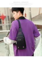 Bolso de hombro de gran capacidad para hombre, bolsa cruzada de pecho, Oxford, informal, para viajes al aire libre, multifunción - details 1