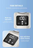 Xiaomi 2025 ventilador de refrigeración de aire con carga USB, batería de 3000mAh, ventilador de mano portátil para viajes al aire libre, refrigeración por hielo, pequeño ventilador eléctrico - details 8