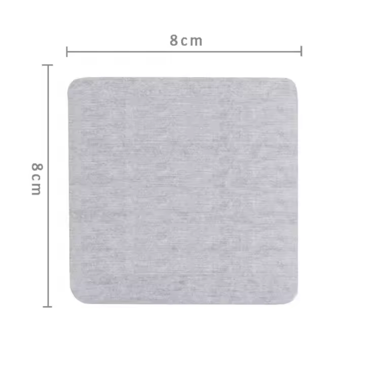 Posavasos de diatomita de secado rápido, almohadilla absorbente de agua antideslizante gruesa, mantel individual resistente al calor y a prueba de humedad, vajilla - 1