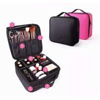 Caja de cosméticos multifuncional de gran capacidad, tela Oxford impermeable, absorción de golpes, partición interna ajustable - details 13
