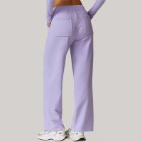 Pantalones de pierna recta para deportes al aire libre para mujer, pantalones sanitarios adelgazantes de cintura alta, pantalones casuales versátiles, otoño e invierno, nuevo - details 2